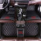 Jialuode Anpassen Auto Fußmatten für Renault Espace Captur Talisman Laguna Megane Notchback Koleos Latitude Scenic Fluence Megane Logan Sanddero Duster Kadjar Clio Leder Liners Schwarz