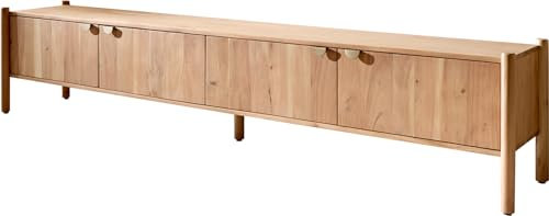 DELIFE TV-Board Caius Akazie Aura 220 cm 4 Türen Lowboard