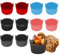 RoseFlower Moule Silicone Air Fryer, 10 pièces Plat Silicone Air Fryer, cuiseur à œufs au micro-ondes, Réutilisable Moules de cuisson en silicone pour muffins, cupcakes, pudding, œufs au plat