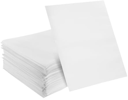 Tofficu 100Pcs Foam Wrap Bags Epe Foam Cushioning Pouches for Moving Shipping Packaging Glassware Plates Protection