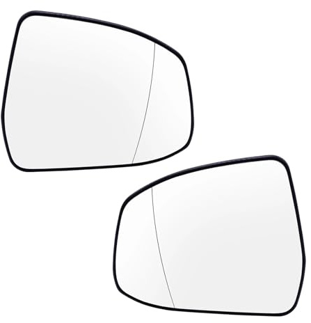 Außenspiegel Für Ford Für Focus MK2 MK3 2008-2018 Für Mondeo MK4 Seite Flügel Spiegel Glas Erhitzt Platte Konvexen Rück Weitwinkel Auto Spiegelglas(Left Right)