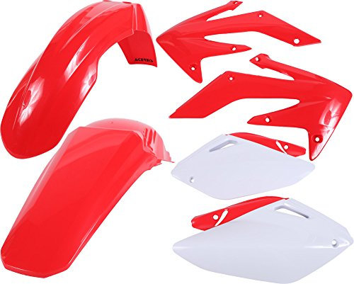 Acerbis Plastic Kit For Honda CRF250R (2004-2005) - white