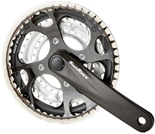 Sunrace Alu für 7-/8-Fach Kettenradgarnitur, Schwarz, One Size