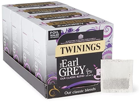 Twinings Earl Grey Tea 400 Bags (Multipack of 4 x 100 Tea Bags)