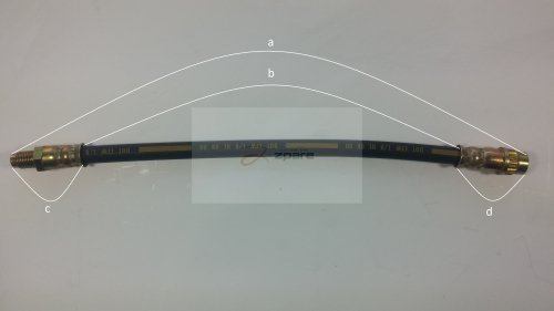 Corteco 19018514 Bremsschlauch hinten außen