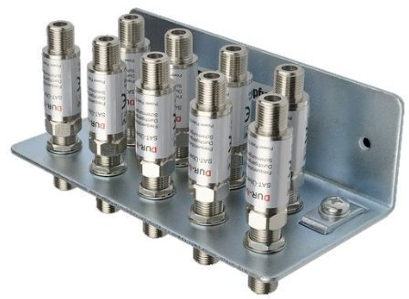 DUR-line DLBS 3001 Erdungsleiste mit 9 Elementen und Blitzschutz von 9
