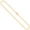 Goldkette, Venezianerkette Gelbgold 585/14 K, Länge 55 cm, Breite 1.2 mm, Gewicht ca. 5.5 g., NEU