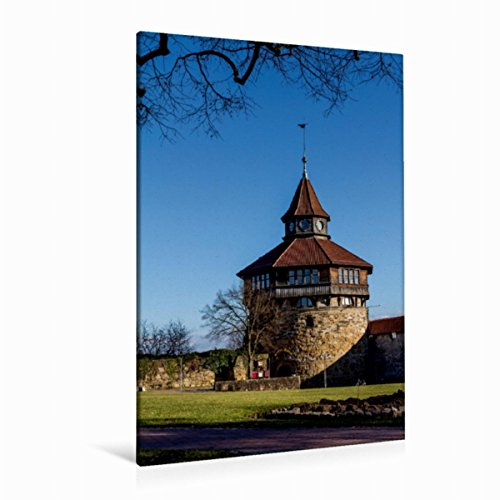 Premium Textil-Leinwand 80 x 120 cm Hoch-Format Esslingen am Neckar | Wandbild, HD-Bild auf Keilrahmen, Fertigbild auf hochwertigem Vlies, Leinwanddruck von Horst Eisele