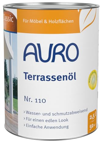 AURO Terrassenöl Classic Nr. 110-89 Lärche, 2,50 Liter