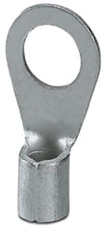 PHOENIX CONTACT C-RC 10/M8 DIN Ringkabelschuh, Unisoliert, 10mm² Querschnitt, M8 Gewindegröße, 100 Stück