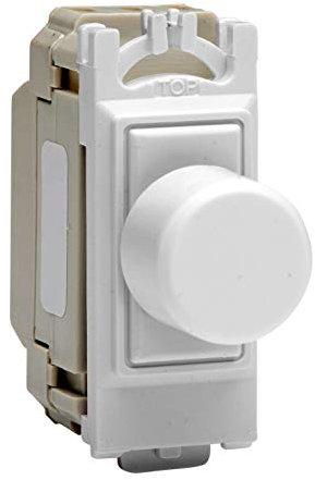 Varilight 2-Way Dimmer for HF Ballasts/LED Drivers requiring 1-10V DC Input (1 Grid Space) White GFP1M1W