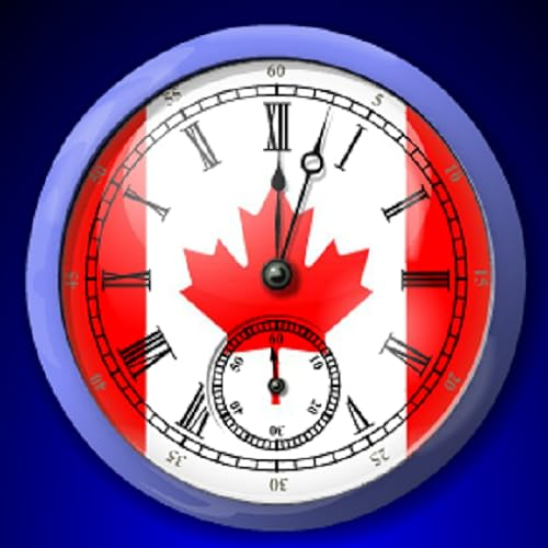 3D Canada Flag Alarm Clock - Featuring Sticky Notes