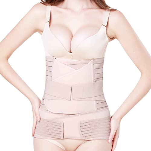 Tirain 3 in 1 Postpartale Unterstützung – Recovery Bauch/Taille/Becken Gürtel-Taille Gürtel
