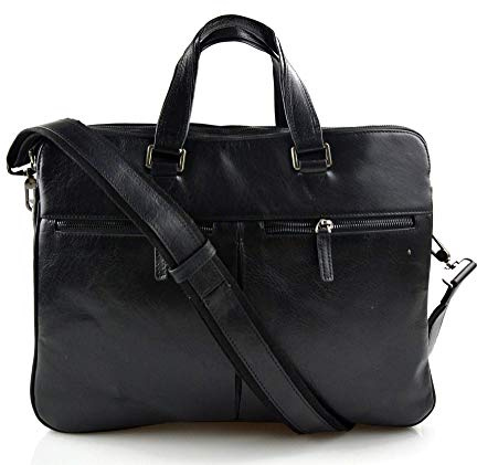 Tracolla pelle uomo donna borsa pelle porta tablet ipad cartella uomo donna postino messenger nero made in Italy professionale