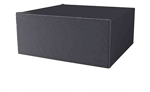 Platinum AeroCover für Garten- und Esszimmermöbel, wasserdichte, atmungsaktive Abdeckungen für Outdoor-Tisch und Stuhlsets, stark, leicht, Ripstop-Polyester, Lounge-Sets, lichtbeständig, B 180 x T 190