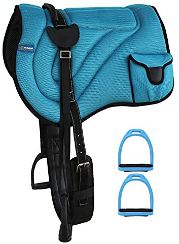 Professional Equine 39194TR Neopren, atmungsaktiv, rutschfest, ohne Sattel, türkis