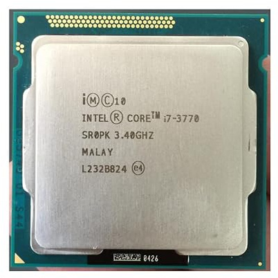 Intel Core i7-3770 SR0PK Socket H2 LGA1155 Desktop CPU Prozessor 8MB 3G/5GT/s (Renewed)