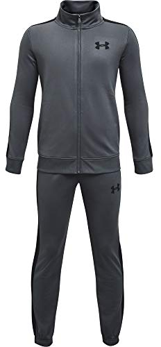 Under Armour Boys Two Piece Sets Boys' Ua Knit Track Suit, Pitch Gray, 1363290-012, S-M