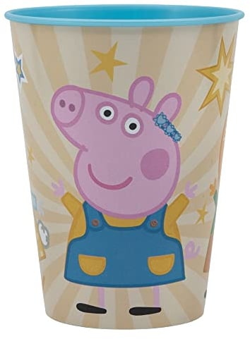 Stor Vaso Infantil de plástico Reutilizable de 260 ml de Peppa Pig