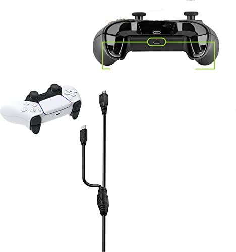 Câble de charge pour manette de jeu Afterglow Pro, Xbox Series s, Elite Gamaesir T4 Pro, Amazon Luna Controller Forty4, PS4, PS5, Nintendo Switch Pro PowerA