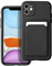 Little Boutik Coque Silicone Porte Carte Noir pour iPhone 11