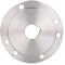 Flangia Mandrino, Misura Standard Resistente all'usura Finitura Brillante Acciaio Al Manganese 125 Mm Flangia Tornio 6 Fori di Montaggio per K11-125 K12-125 K72-125 (16 mm)