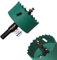 AM-Zerspanungstechnik Scie cloche bi-métal - Diamètre 50 mm - Foret professionnel pour tuyaux d'égout et conduites d'eau - Scies cloches pour bois, placoplâtre et métal (50 mm)