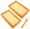 MCHNIC Lot de 2 filtres plissés plats pour Kärcher NT 25/1 Ap, NT 35/1 Ap, NT 35/1, NT 45/1, NT 55/1, NT 361, NT 561, NT 611 Tact, Te, M, Eco Aspirateur NT/humide et sec Remplace 6.904-367.0