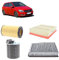 Kit 4 filtri tagliando per Classe B W246 W242 gasolio 2143CC 200CDI 220CDI (2011-2018)