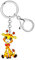 WEVENI Porte-clés girafe mignon en acrylique pour femmes et filles - Motif animaux de la jungle - Accessoires pour clés de voiture, Girafe C, W2L2
