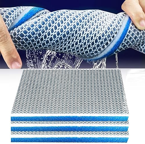 Souarts 8D Filterwatte Filterschaum für Aquarienfilter, Aquarium Filtermaterial Biochemischer Watte Wabenstruktur, Replacement Filterpads Hoher Dichte Verdicken(20x100cm)