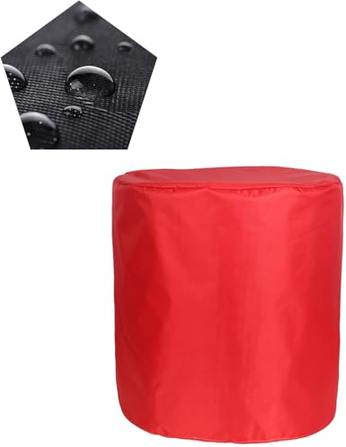 ATYUJKB Wasserdicht Abdeckhaube für Gartenmöbel Rund 80x80cm, 420D Oxford Gewebe Schutzhülle, Gartenmöbel Abdeckung Tisch, Gewebe Wasserdicht Abdeckhaube für Gartentische Terrassenmöbel