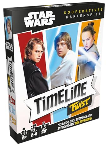Zygomatic, Timeline Twist: Star Wars, Familienspiel, Kartenspiel, 2-6 Spieler, Ab 8+ Jahren, 20 Minuten, Deutsch