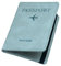 ILIYAH Reisepasshülle Passport Hülle Reisezubehör Passhülle Reisepass Organizer RFID Blocker Kartenhülle Elastischer Gurt Reisepass Hülle（Blau）