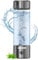 ICEPURE Wasserstoff-Wasserflasche, 480ml wasserstoff wasser generator verbessert die Wasserqualität in 3 Min, tragbar und wiederaufladbar geeignet für Büro Zuhause Fitnessstudio und Geschenke (Silber)