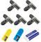 KGDUYC 100pcs mine da compasso 2B da 2 mm, mina da compasso con gomma e temperamatite per temperamatite da compasso matematico per la creazione del legno