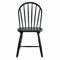 Loberon Stuhl Chamarel, Klassische Windsor-Form, Zeitloses Design, Esszimmerstuhl, Sitzmöbel, Mangoholz, schwarz