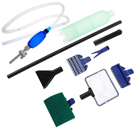 Happyyami 1 Set Aquarium Reinigungsset Mit Wasserwechsel Werkzeug Und Fischbehälter Reiniger 5 1 Reinigungswerkzeug Für Aquarienpflege Und Schlammsauger Ideal Für Die Pflege Von