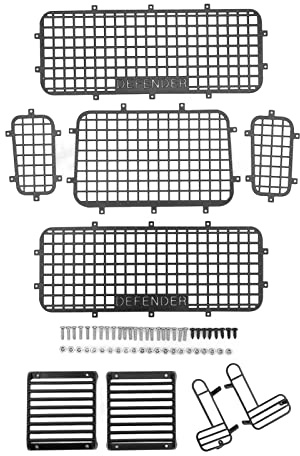 RC Car Window Net Cool Look, Prevent Scratching Iron Window Guard for RC Cars
