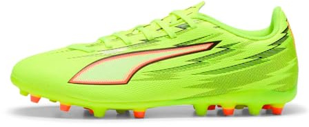 PUMA Scarpe da Calcio Unisex Ultra 6 Play MG, Giallo Alert Black-Glowing Red-Lime Squeeze, 40, Yellow Alert PUMA - Spremere con Lime, Colore: Nero, 40.5 EU