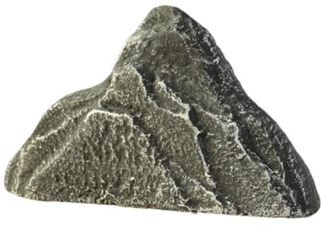 F Fityle Realistischer Berg, künstliche Felsrequisiten, Schaumsandstein, Landschaftsbau, Kunststein für Büro, Basteln, Zuhause, Supermarkt, Garten, Dunkle Farbe Groß