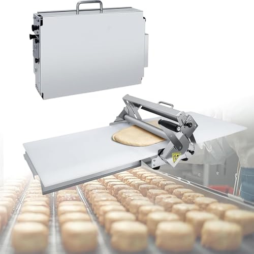 Tragbare Teigausrollmaschine, Faltbare Manuelle Teigrolle Mit Ausrollbrett, Professionelle Teigausrollmaschine Für Pizza, Croissants, Gebäck Und Fondant, Tischgerät