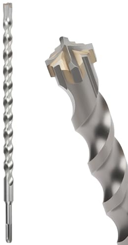 MOXPIFY 20mm SDS Masonry Drill Bit 360mm Long for Reinforced Concrete | Brick Walls, 20 mm Hammer SDS Plus Drill Bit (20mm x 360mm)