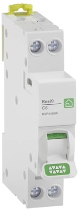 Disjoncteur DPN Resi9 1P+N R9P R9P44606 10 16 20 25 32 40A(6A R9P44606)