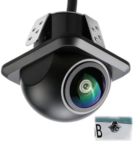 AHD 1080P Cámara Marcha Atrás Coche, Cámara de Visión Trasera Kente Ojo de Pez, 170 Grados Gran Angular, Visión Nocturna HD IP68 Impermeable, para Asistencia de Estacionamiento Universal para Vehículo