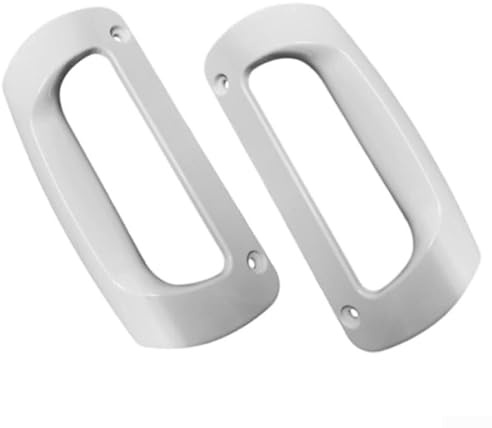 Axorafow 2PCS Refrigerator Door Handles White Replacement Parts 200mm x 92mm Install Long Lasting Accessories Home Kitchen Appliances(2pcs)