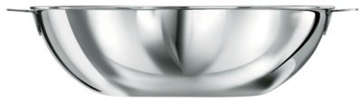 Cristel Wokt20Qkp Wok 20 cm Casteline Amovible Inox + Couvercle Platine