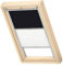 VELUX Original Dachfenster Duo Verdunkelungsrollo für MK04, Schwarz, mit Grauer Führungsschiene