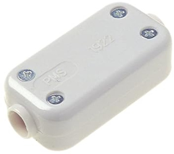 DENCON 2 Terminal Fixed Connector 5A White