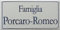 GUIZZO Creart - Targa Personalizzata con Nomi/Via in Ceramica, Targhetta Personalizzata Modificabile con Numero Civico Esterno, Targhetta Porta Ingresso Personalizzata Made in Italy 15x7H cm